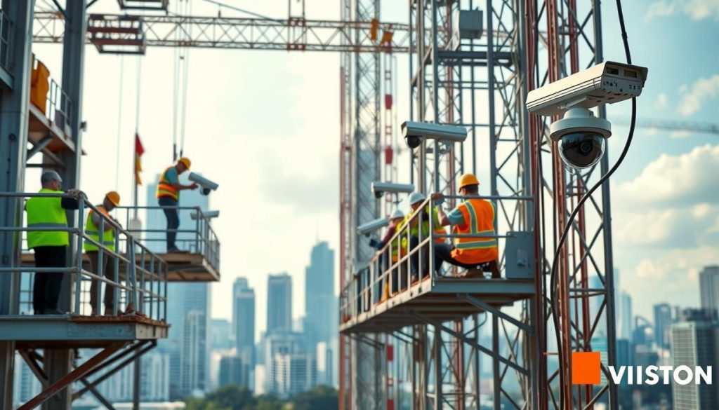 construction site CCTV enhance worker safety