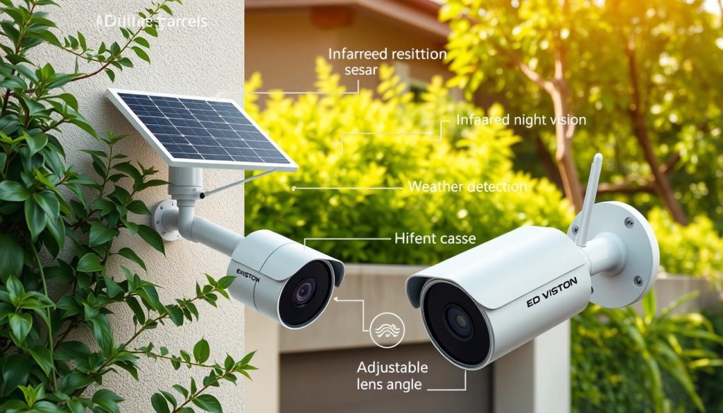 features of solar powered CCTV camera