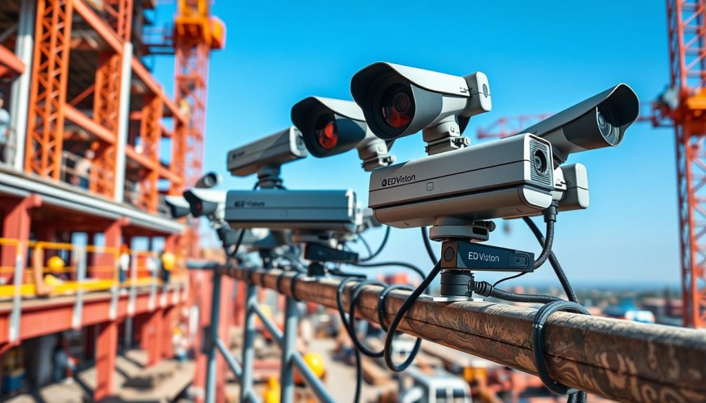 high-definition cameras in construction sites