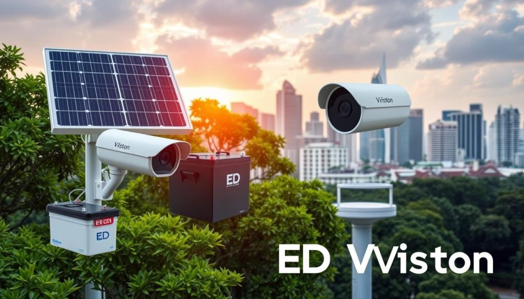 how solar cctv systems work