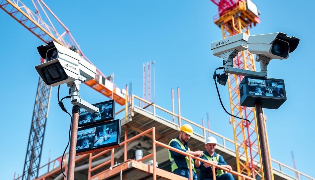 mobile security cameras for construction sites