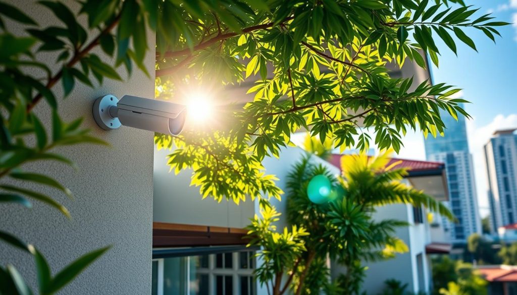 solar panel security camera