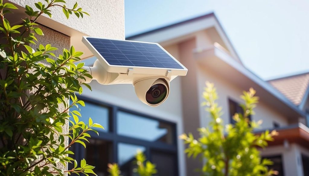 solar powered security camera