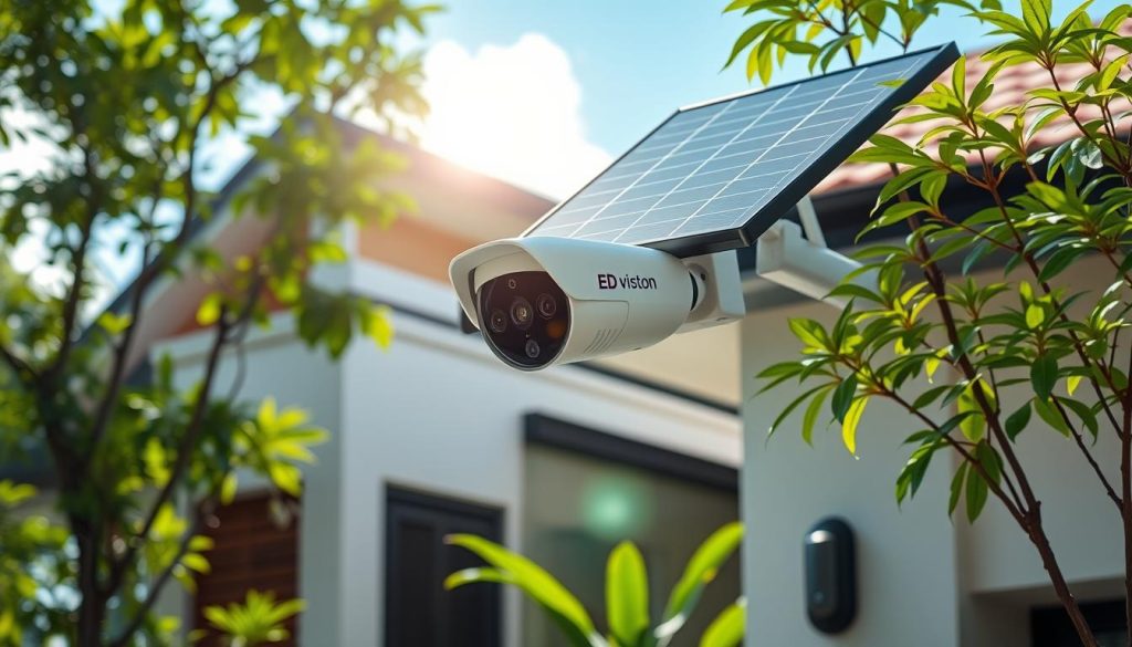 solar powered security camera