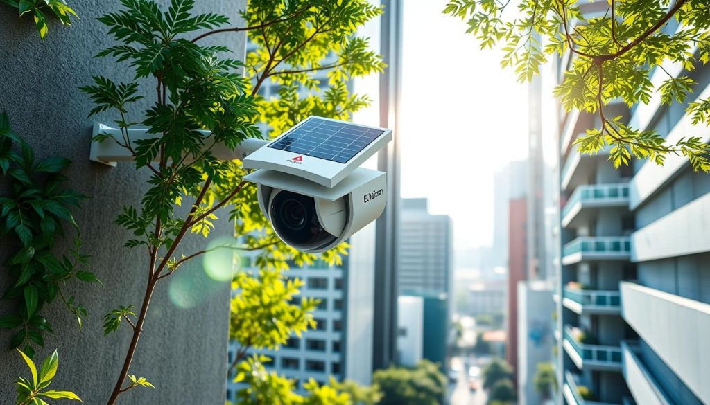 solar powered security camera