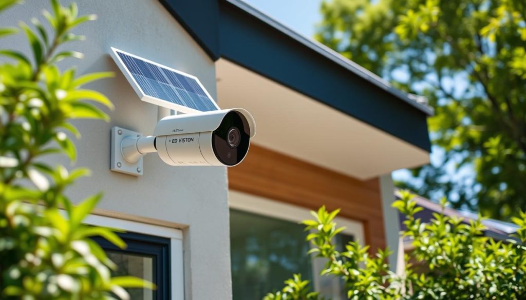 solar powered surveillance camera