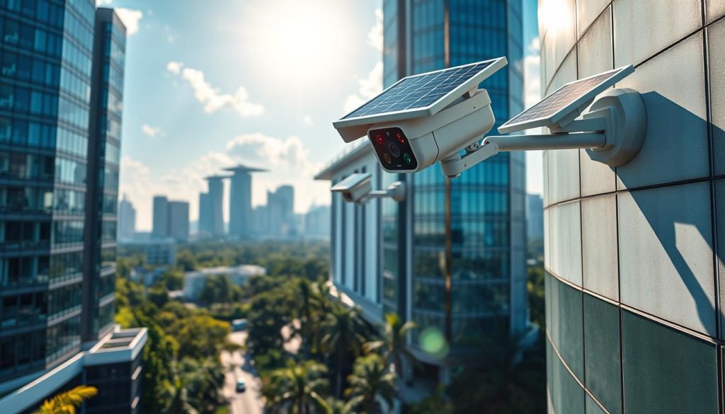 solar powered surveillance cameras