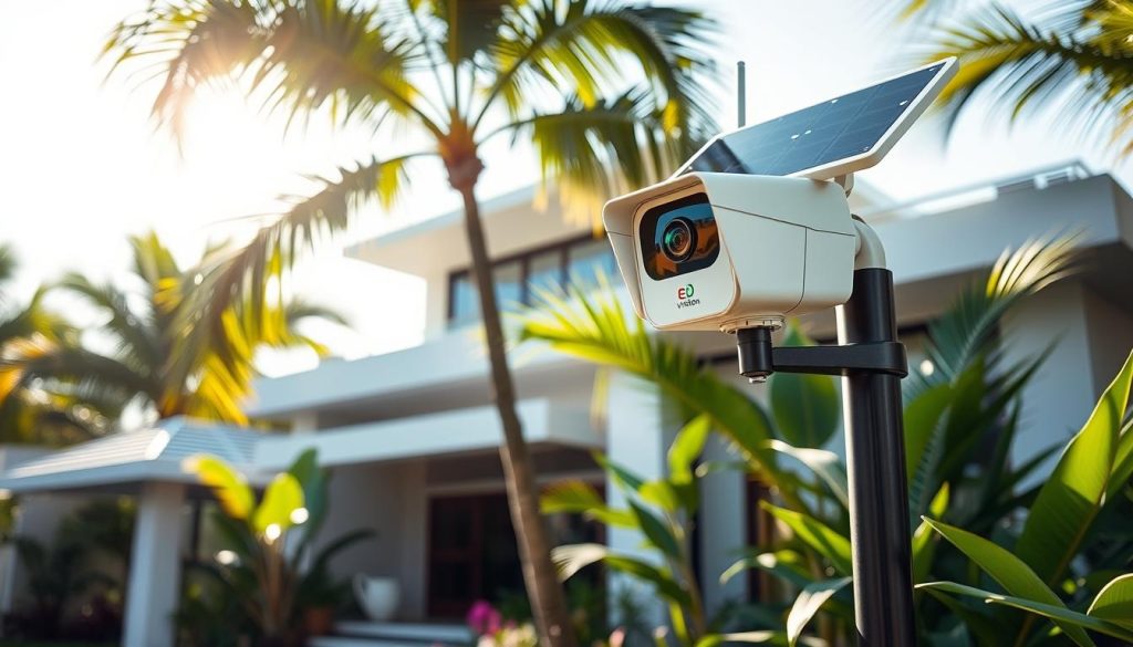 solar powered wireless security camera