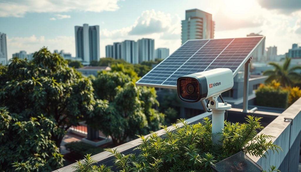 solar security camera system