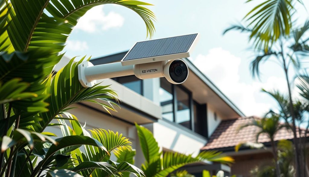 solar surveillance camera