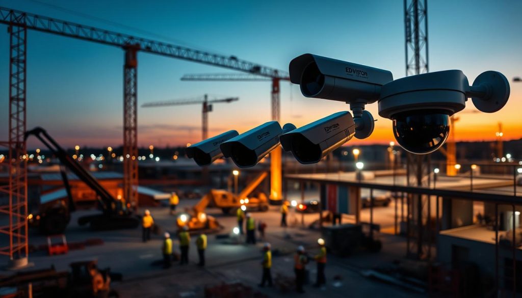 video surveillance for construction sites