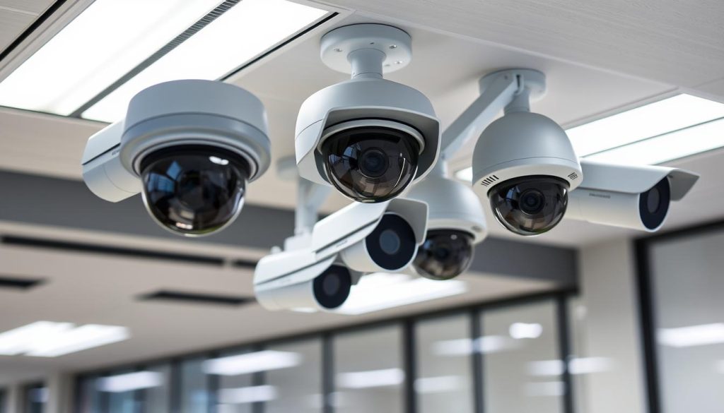 wired cameras for business surveillance systems