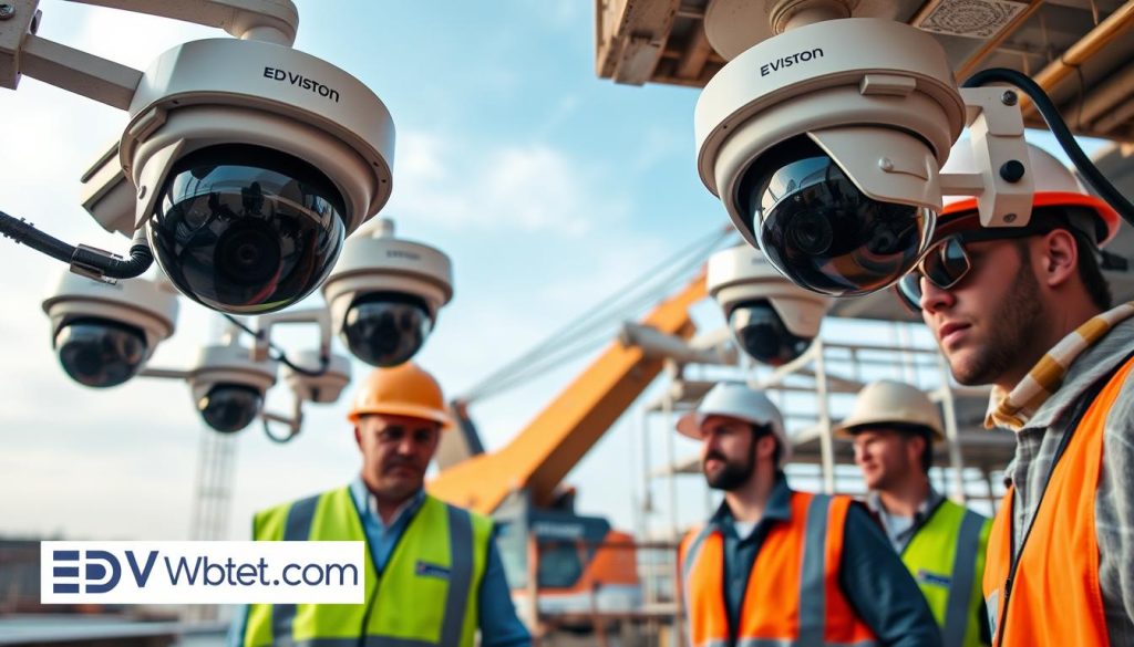 worker safety construction site monitoring cameras