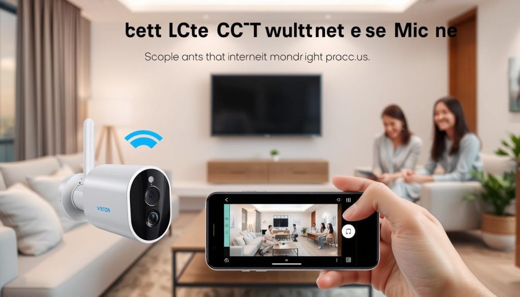 CCTV mobile connection without internet