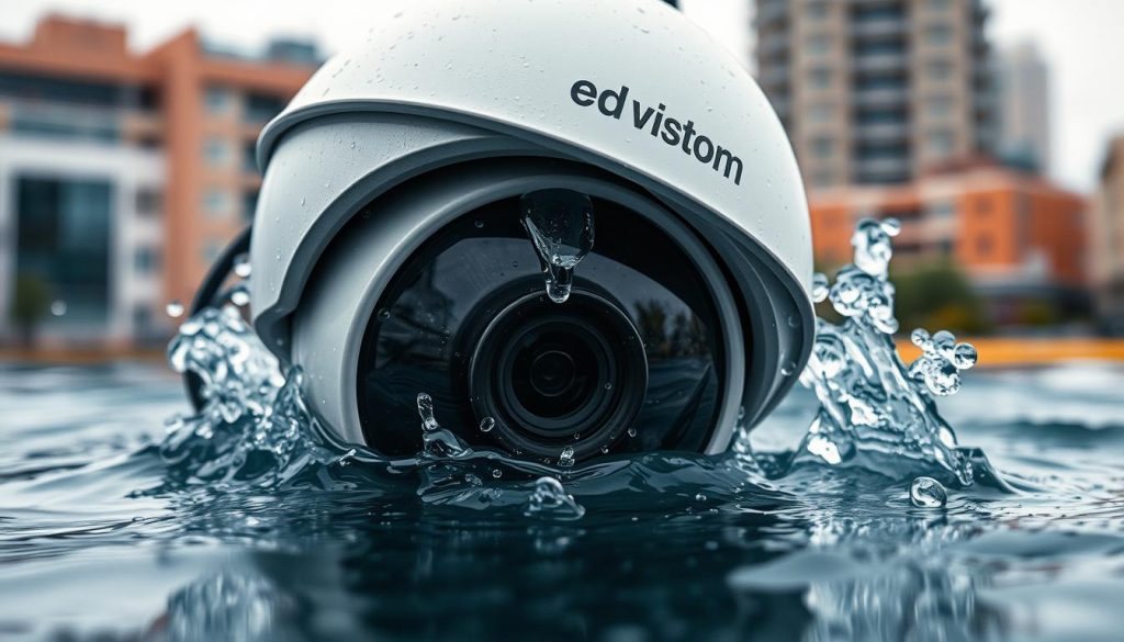 Can water destroy CCTV camera?