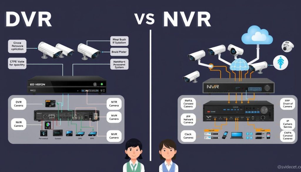 DVR vs NVR system components