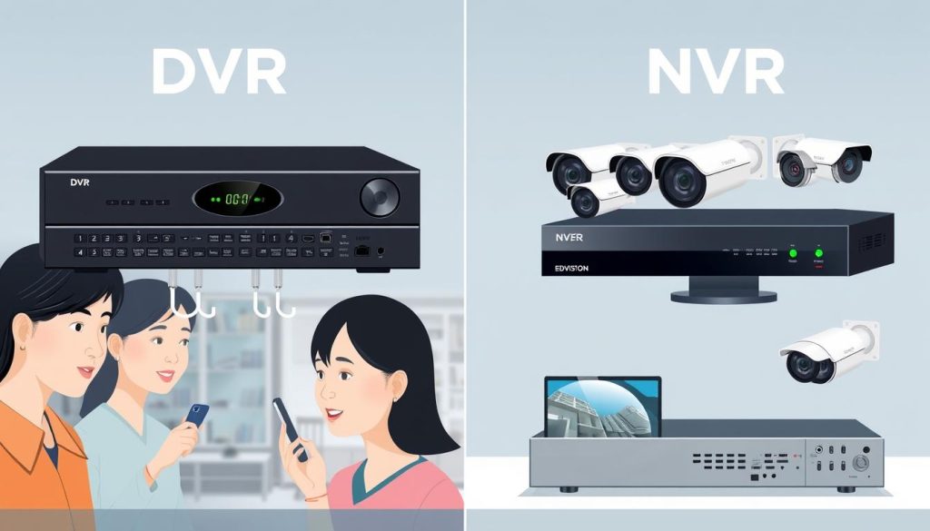 DVR vs. NVR retrieval