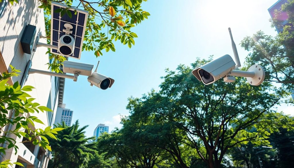 advantages of solar security cameras