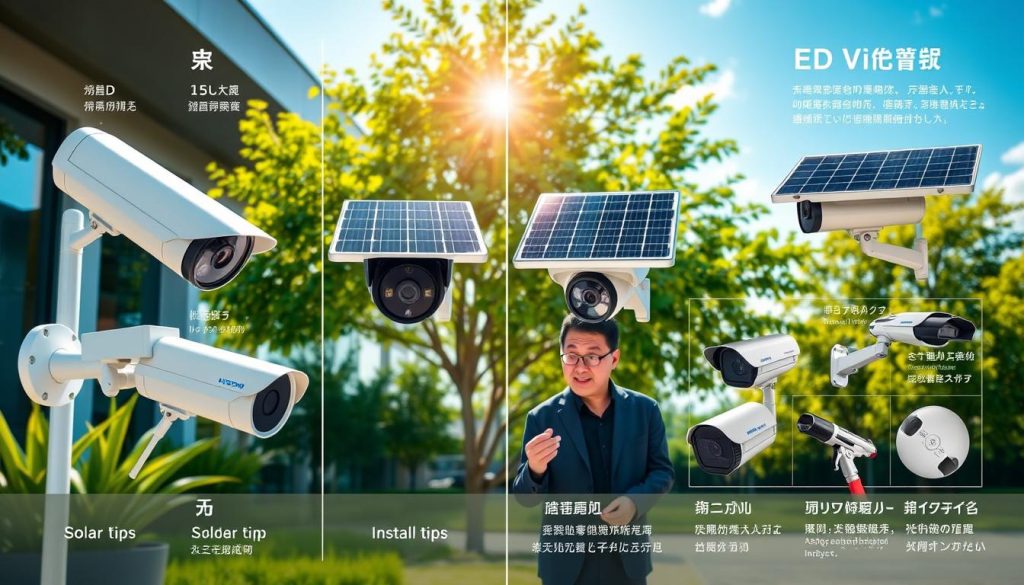 comparing solar camera brands and installation tips