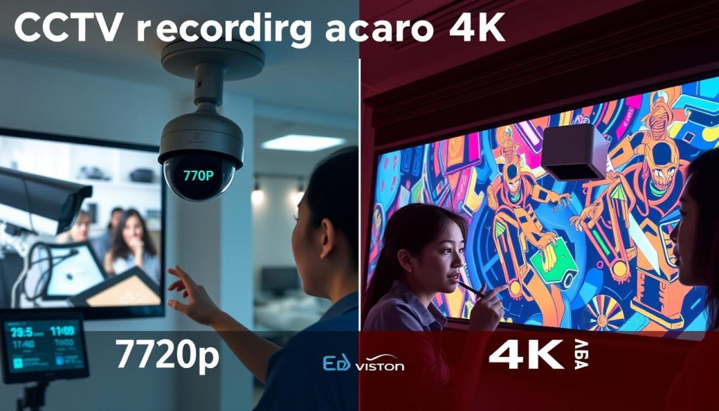 estimating recording time 720p vs 4K