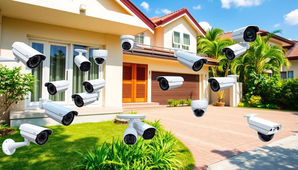 how many cameras should you have outside your house?