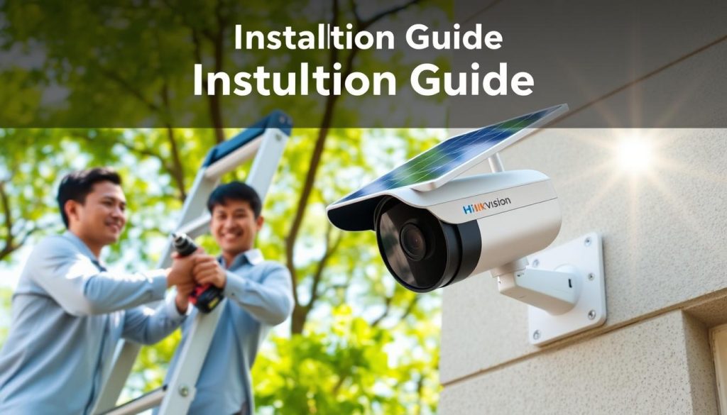 installation guide for solar camera