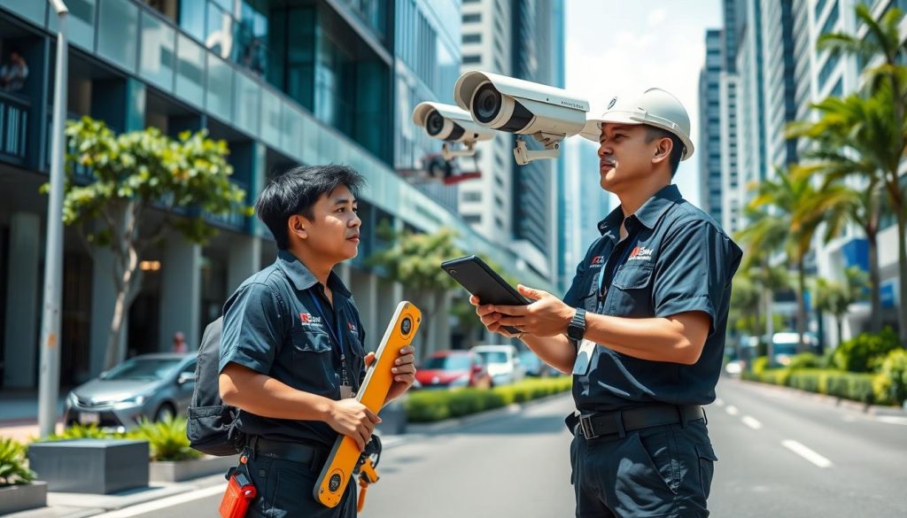 professional CCTV servicing in Singapore