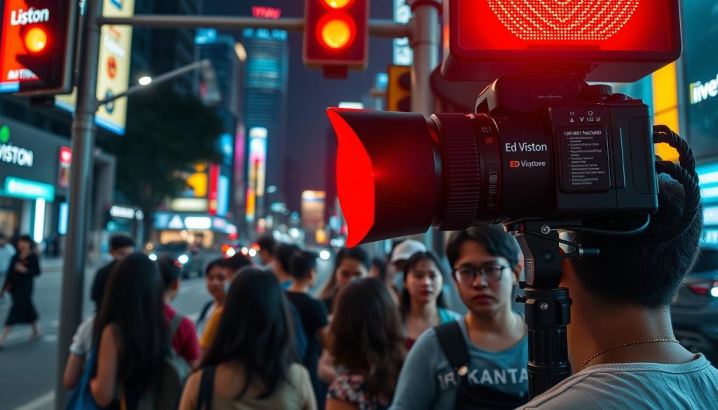 red light camera recording