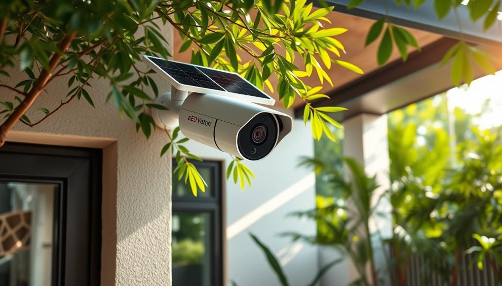 remote solar powered security camera