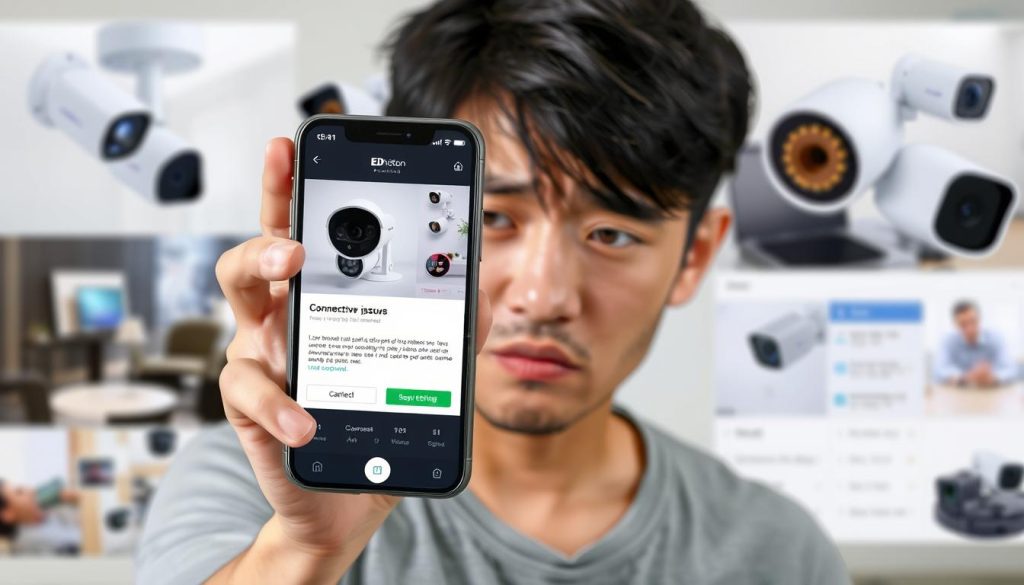 security camera mobile app issue