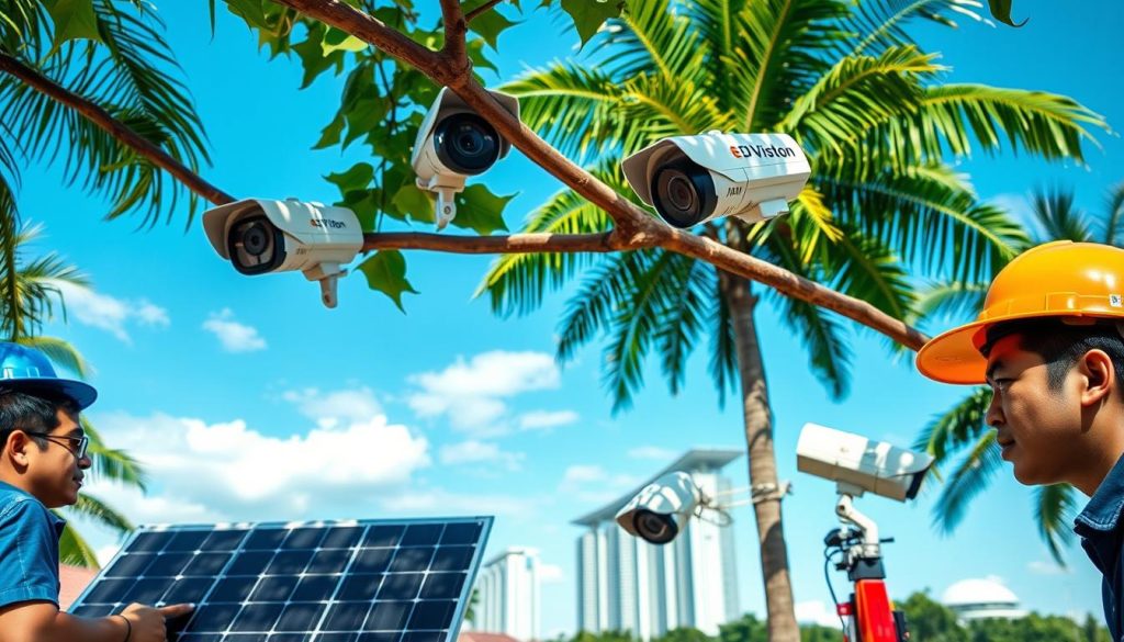 solar camera installation tips