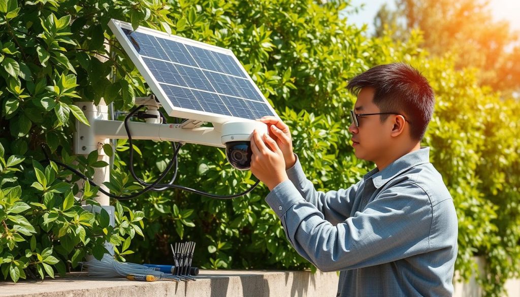 solar camera maintenance