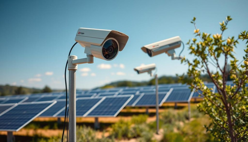 solar farm security camera