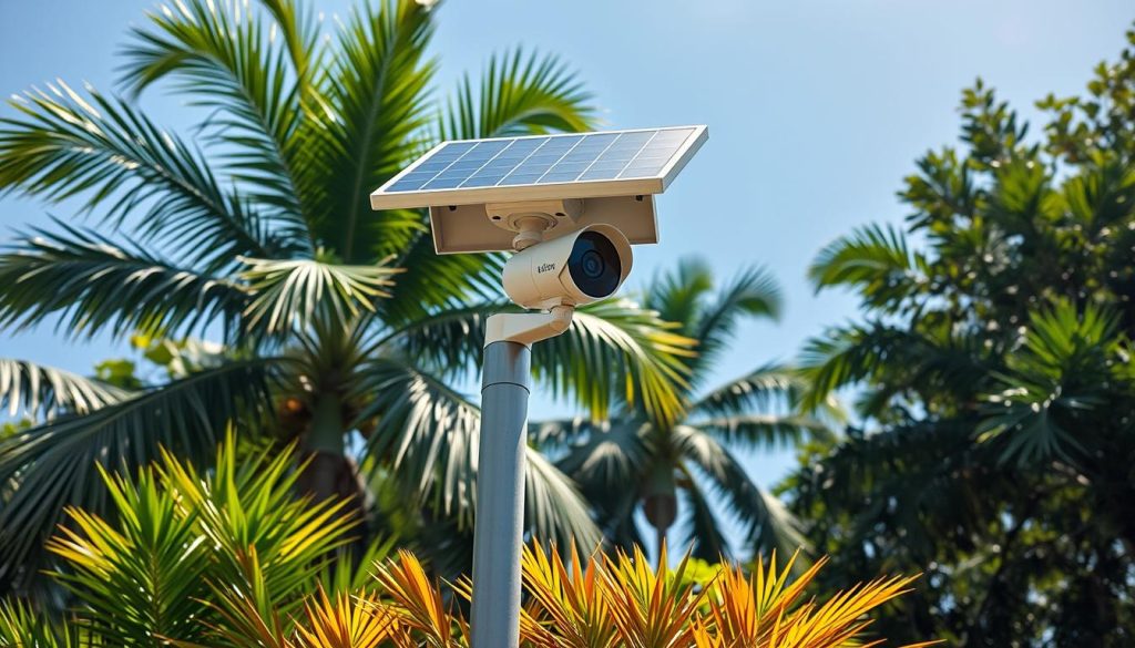 solar powered 4g cctv camera