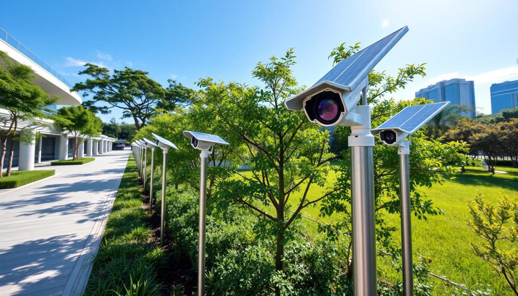 solar powered security cameras