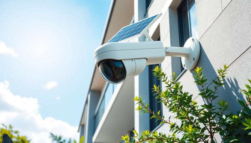 solar security camera features