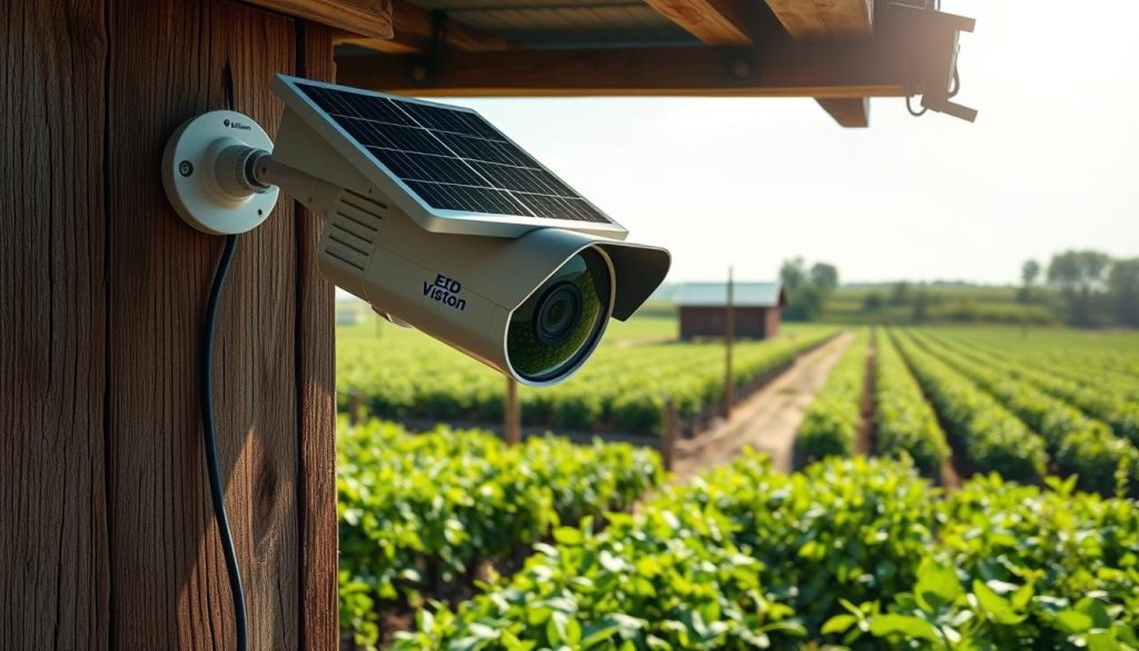 solar security camera for farm