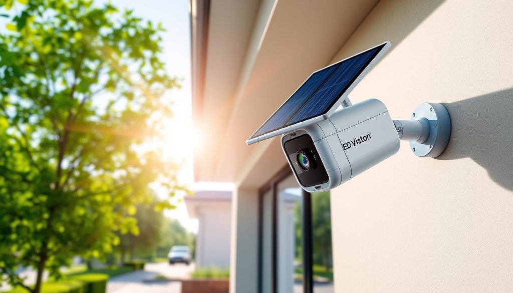 solar security camera with motion detection