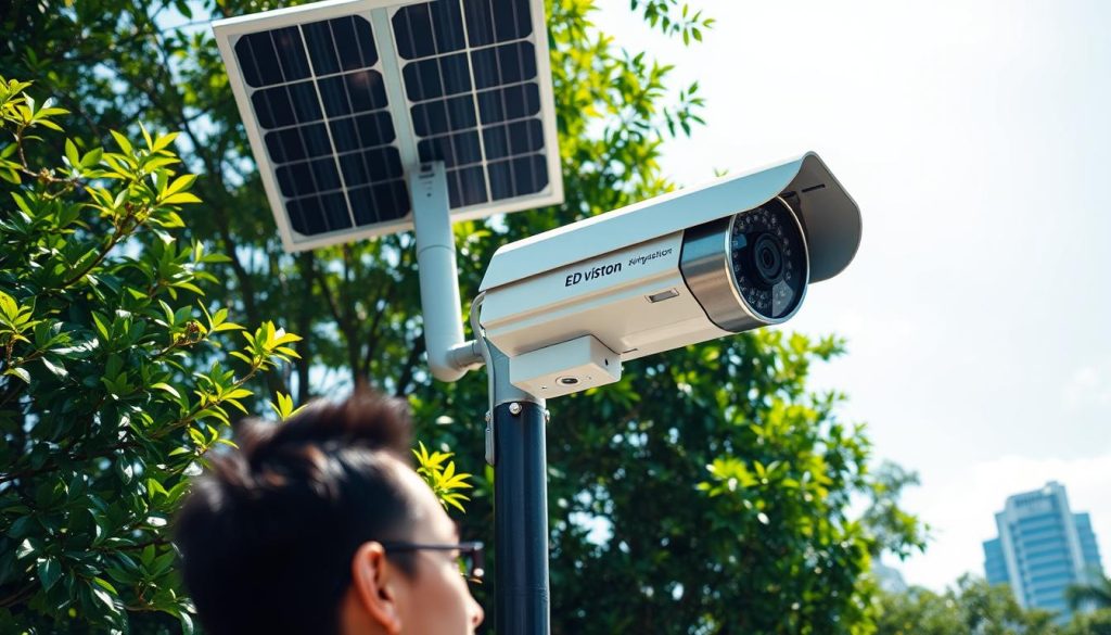 solar surveillance camera system