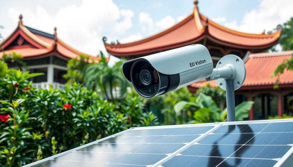 solar surveillance camera system