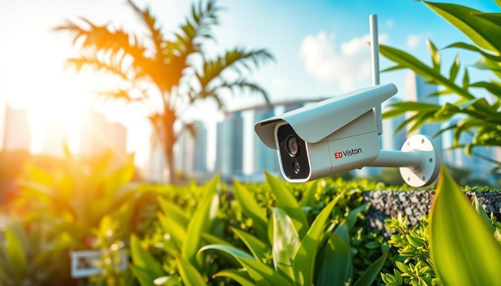 wifi solar IP camera for eco-friendly security solutions in Singapore