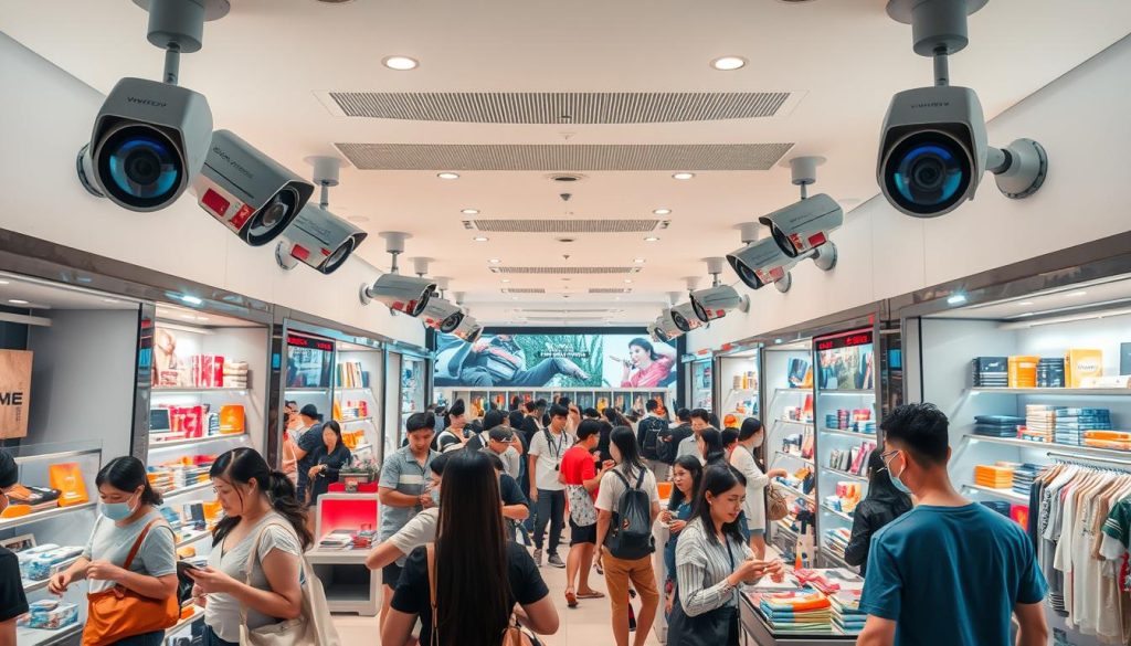 Retail store security cameras for enhanced safety in Singapore