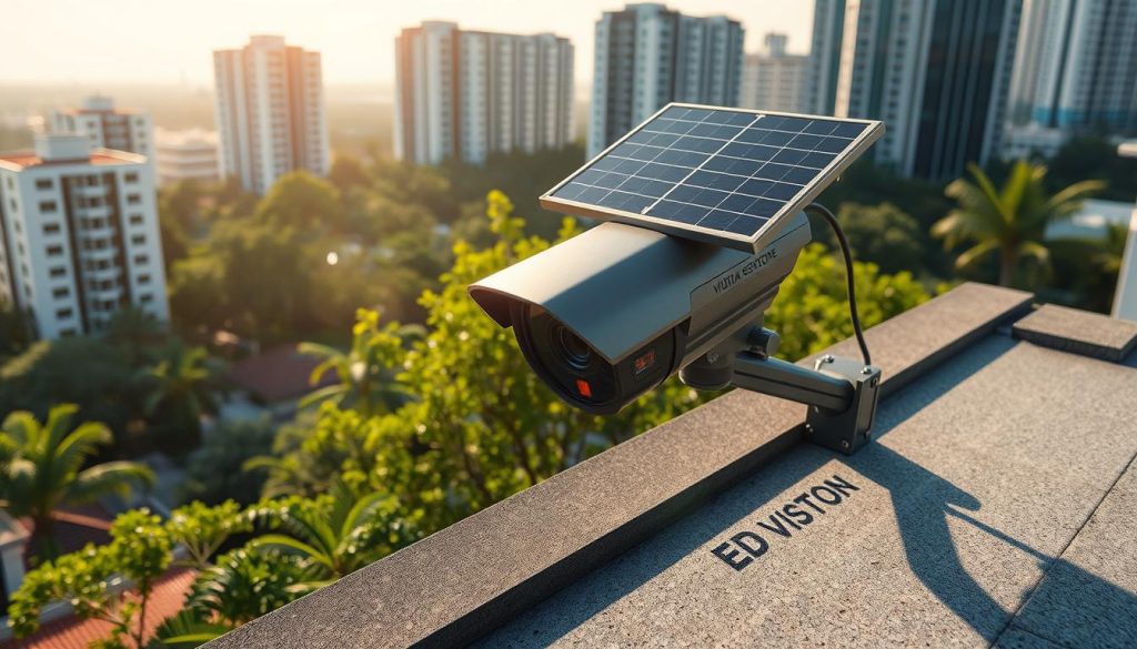 benefits of solar powered CCTV cameras