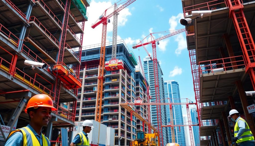 building site CCTV