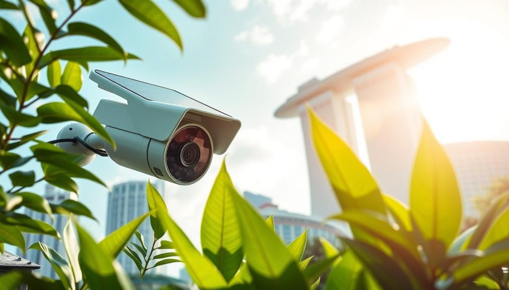 solar CCTV cameras for eco-friendly security in Singapore