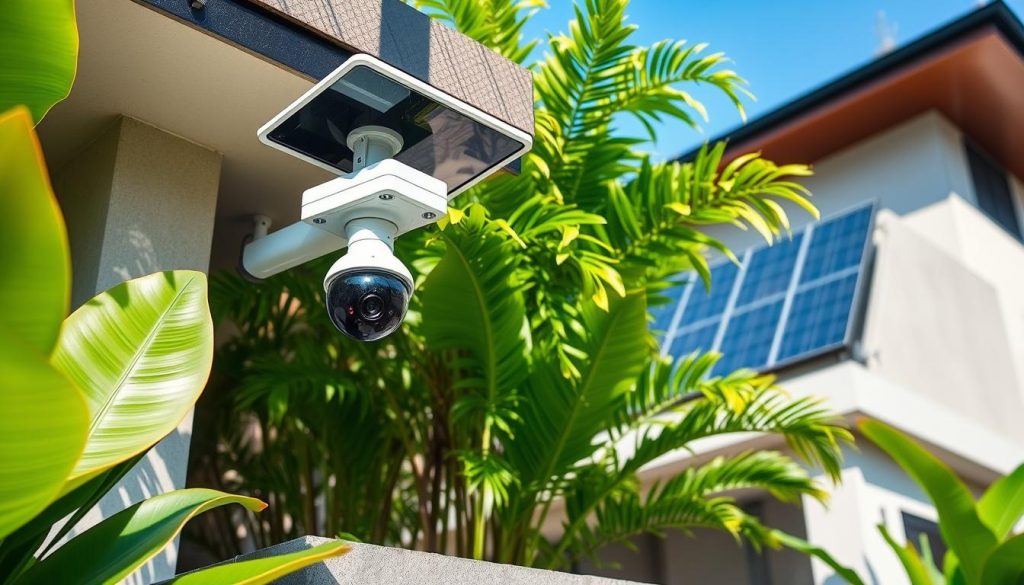 solar LTE security camera for Singapore home security