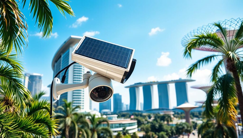 solar panel CCTV camera