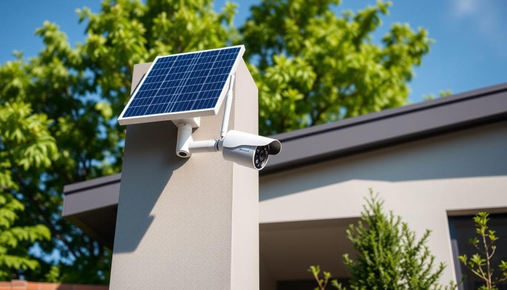 solar powered long range wireless security camera