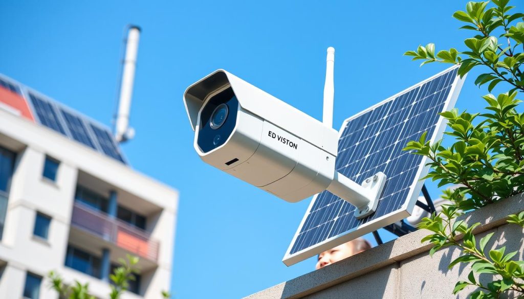 solar powered security camera