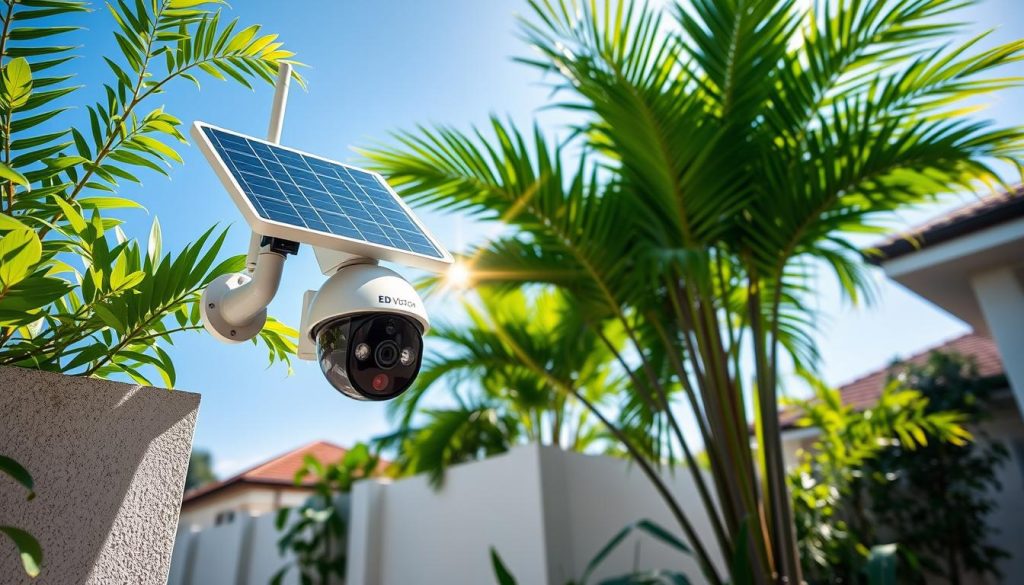 solar powered wireless outdoor security camera